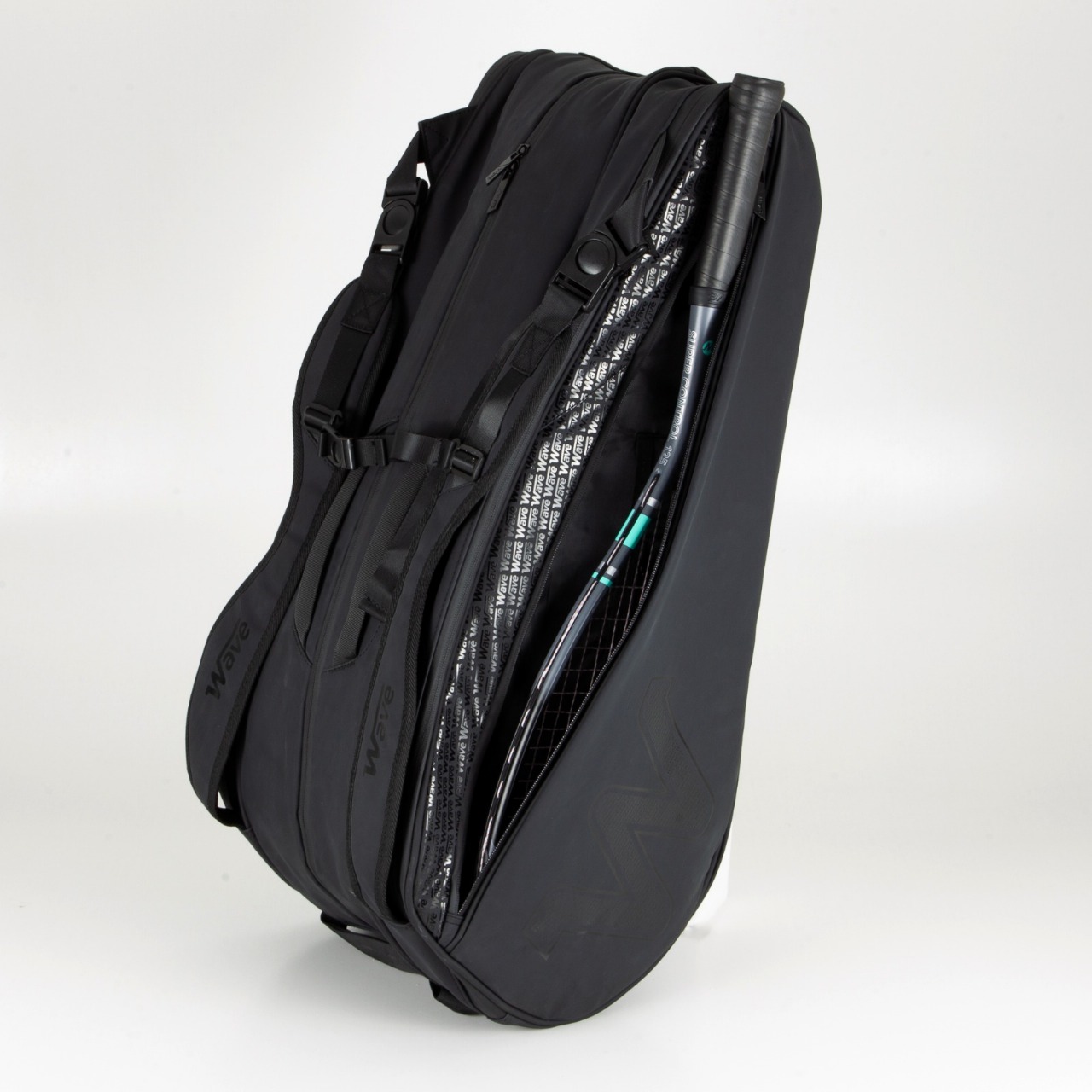 Raqueteira Pro Tour para Squash e Tenis WAVE SPORT - Imagem 4